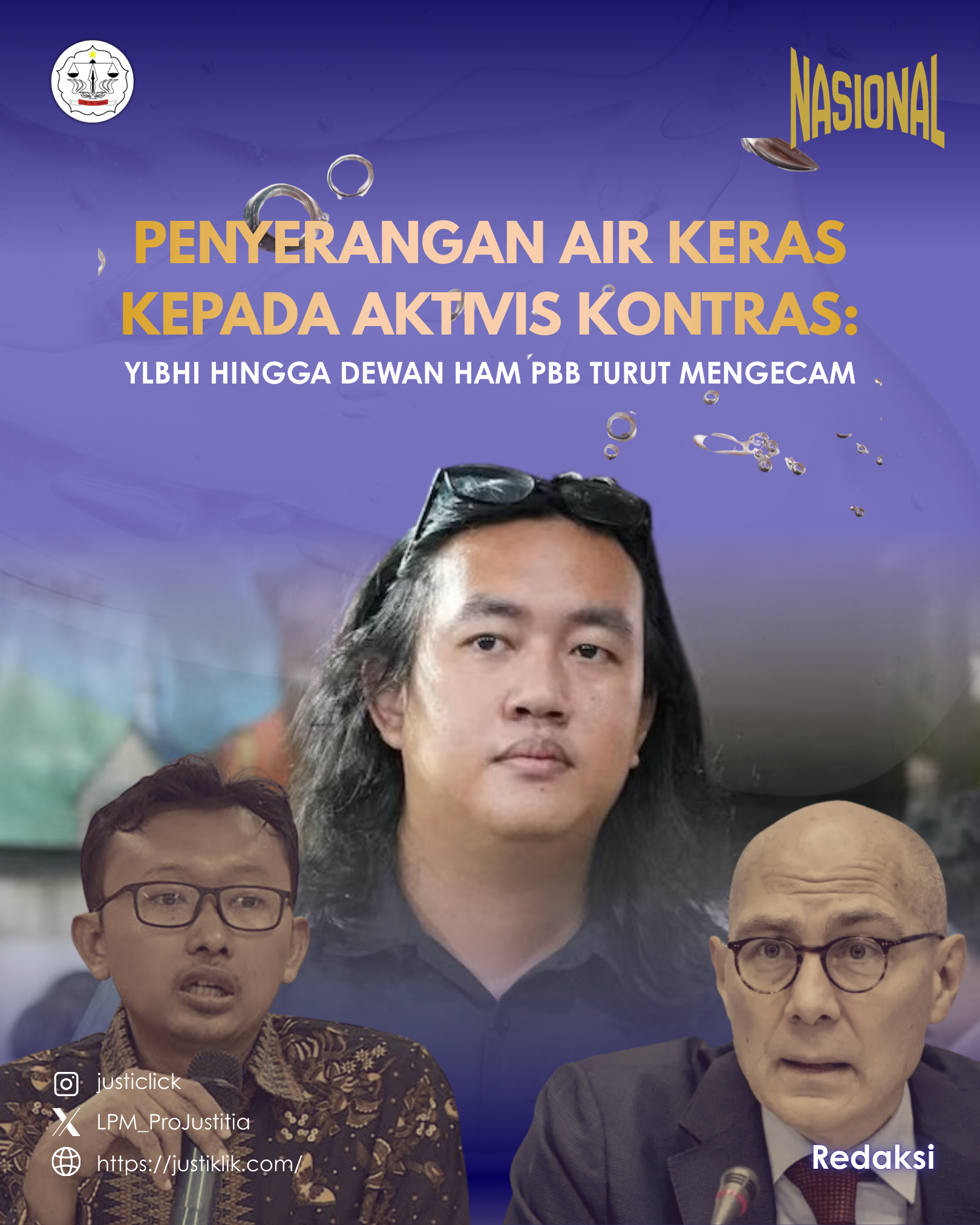 Penyerangan Air Keras Kepada Aktivis KontraS, YLBHI Hingga Dewan HAM PBB Turut Mengecam