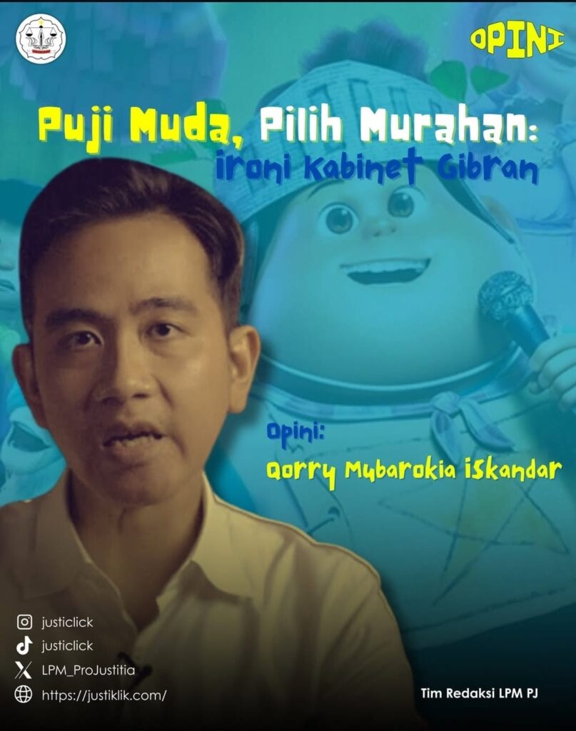 Puji Muda, Pilih Murahan: Ironi Kabinet Gibran