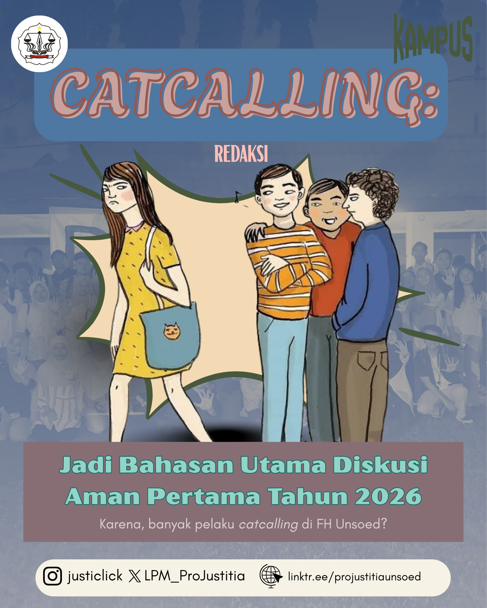 Catcalling Jadi Bahasan Utama Di Diskusi Aman Pertama Tahun 2026