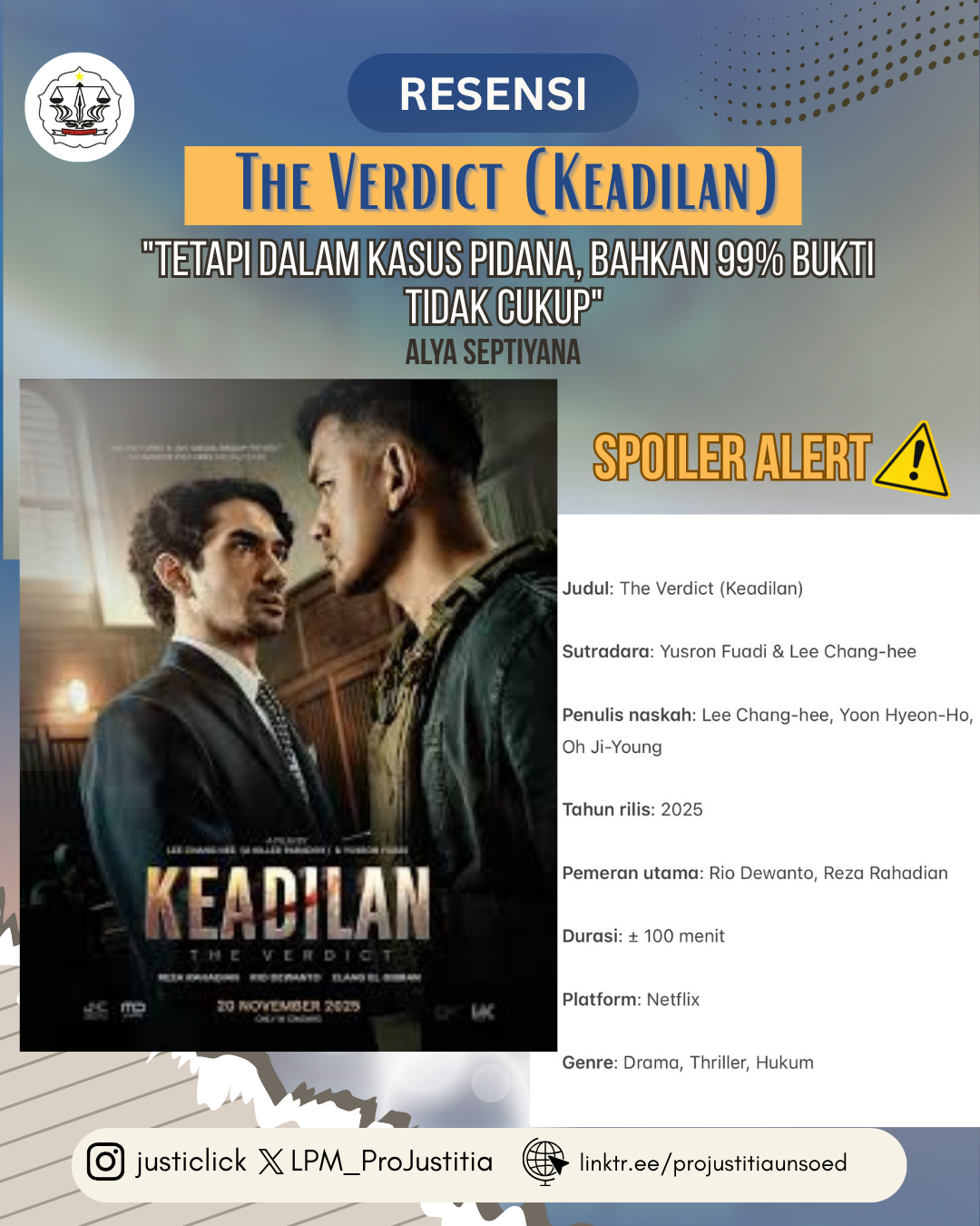 Resensi Film The Verdict