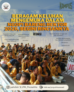 Beragam Keluhan Mengemuka dalam Ngopi Bareng Rektor 2026, Begini Rinciannya
