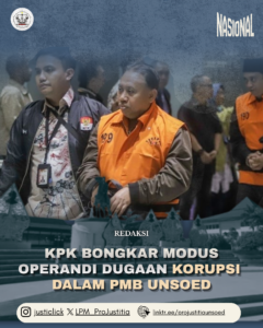 KPK Bongkar Modus Operandi Dugaan Korupsi PMB Unsoed