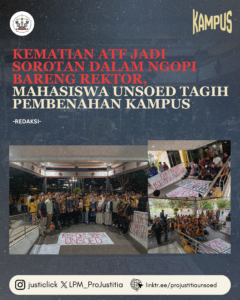 Kematian ATF Jadi Sorotan dalam Ngopi Bareng Rektor, Mahasiswa Unsoed Tagih Pembenahan Kampus
